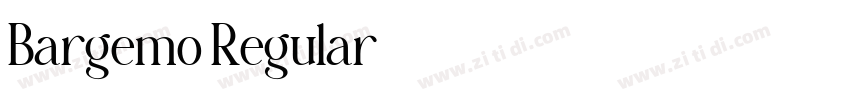 Bargemo Regular字体转换 Bargemo Regular字体转换